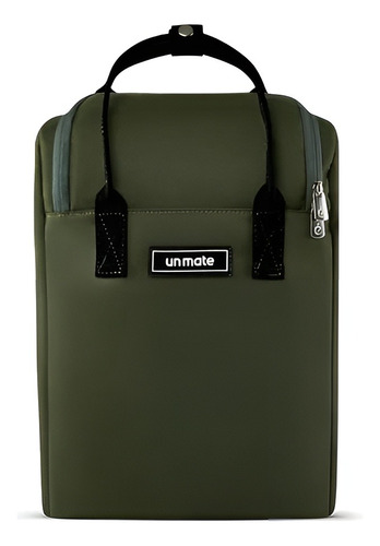 Mochila Matera Para Notebook - Militar Tiras Negras