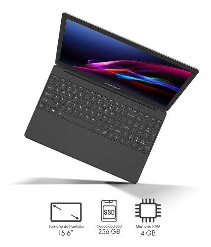 Laptop Thomson Neo 15 Intel Ci5-5257u 4gb 256gb Color Negro