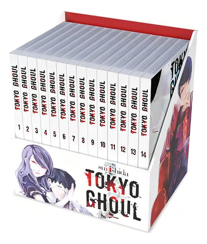 Box Tokyo Ghoul Vols. 1 Ao 14, Lacrado.