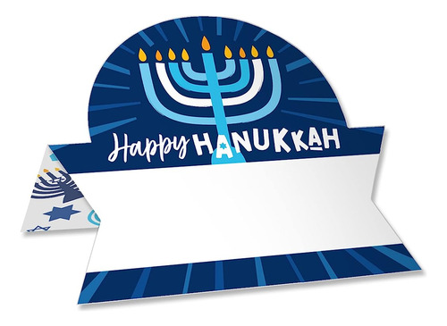 Big Of Happiness Hanukkah Menorah Tarjeta Buffet Tienda Camp