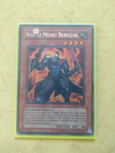 Yu-gi-oh! Koa´ki Meiru Bergzak Secret Tshd-en099