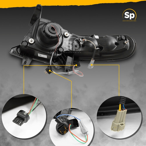 Imagen 6 de 7 de Parrilla Con Luces Led Fj Cruiser Tipo Land Rover 2007-2015