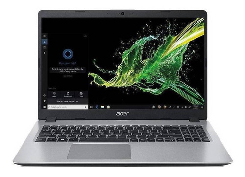 Portátil Acer Aspire 5 A515-52 plata 15.6", Intel Core i3 8145U  4GB de RAM 1TB HDD, Intel UHD Graphics 620 1366x768px Windows 10 Home