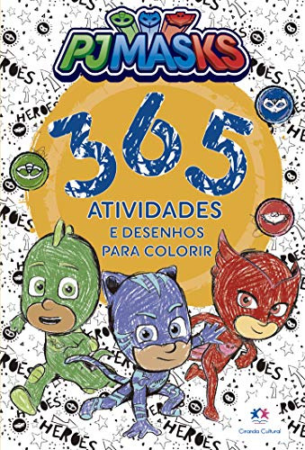 Libro Pj Masks - 365 Atividades E Desenhos Para Colorir