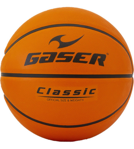 2 Balones De Basquetbol Originales Gaser Modelo Woman No. 6 Color 2 Naranja