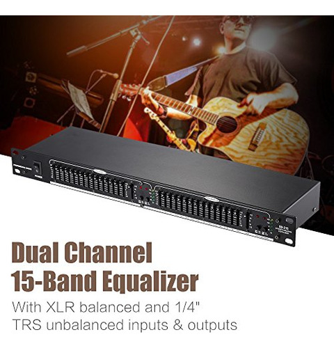 Ecualizador Buty De Doble Canal De 15 Bandas, 1u, Mount