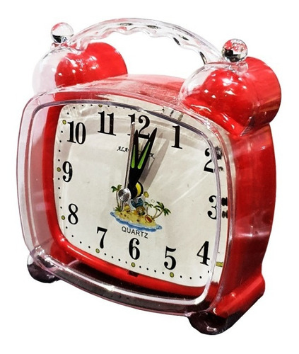 Reloj Despertador Casa Colores Alarma Programada - Envío Gr