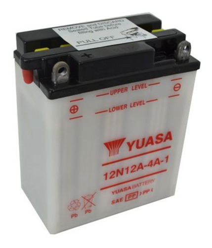 Bateria Motocicleta Motor Refacción 12n12a-4a-1 Acido Yuasa