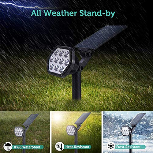 Lampara Solar Led Para Exterior Con Estaca Impermeable 4 Pz