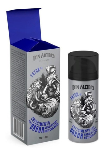 Imagem 2 de 6 de Kit 2 Fatores De Crescimento Para Barba 30g - Don Alcides