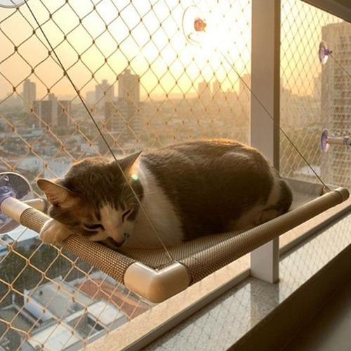 Imagem 1 de 8 de Cama Rede Para Gato Catbed Aloha King Novo Material
