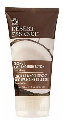  Desert Essence Crema Para Manos Y Cuerpo De Coco 44ml