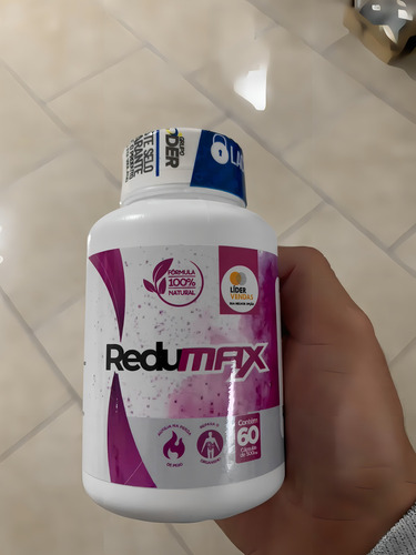 Redumax 60 cápsulas de quitosano, espirulina y psilio, 3 botes, sabor neutro