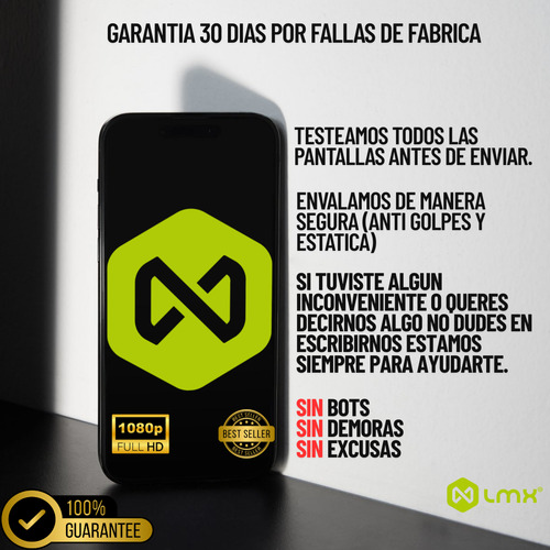 Modulo Pantalla Display Samsung J710 J7 2016 Oled Negro