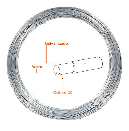 Alambre Galvanizado C 20 X 1 Kg - 0401170005