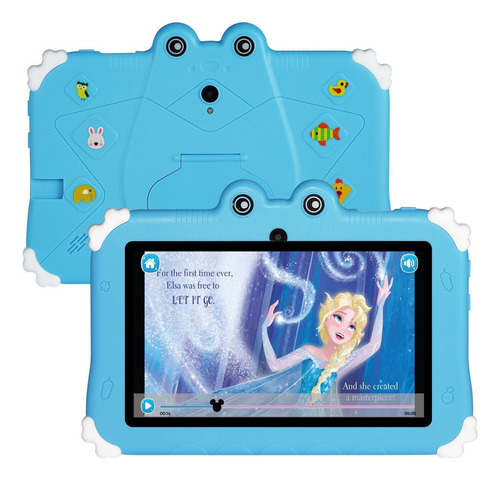 Tablet Para Learnin Niños 8 Pulgadas 6g+128g Android 11 Color Azul
