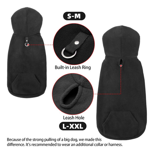 Sudadera Con Capucha Para Perro Expawlorer Con Bolsillo, ...