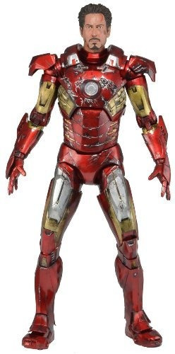 Figura Acción Iron Man Dañada, Escala 1/4.