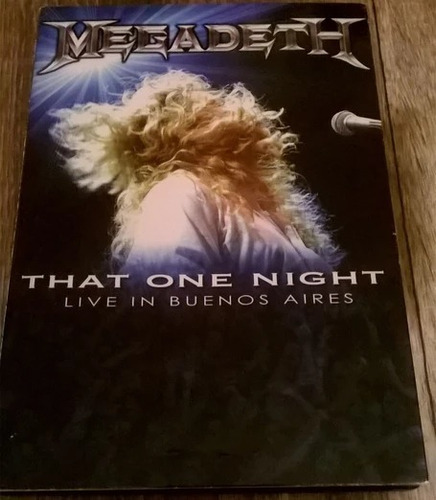 Megadeth  That One Night Live In Buenos Aires  Dvd Nuevo