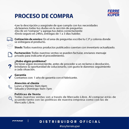 Imagen 4 de 4 de Extensión Uso Rudo Arda 6 Metros