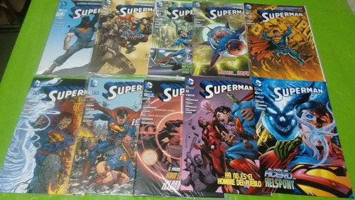 Superman New52 Ecc Lote De Comics(1-10) - Dc Comics