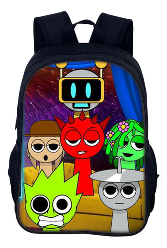 Nueva Mochila Estampada Rhythm Box