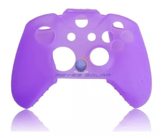 1 Funda De Silicon Purpura Para Control Xbox One Y 2 Grips