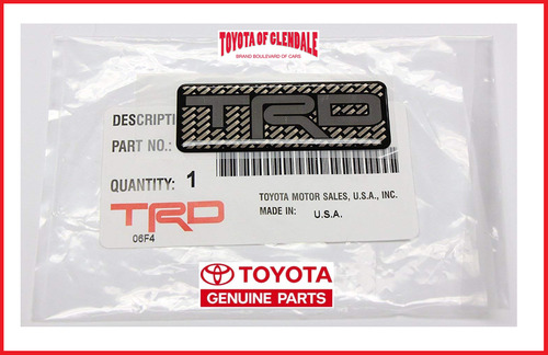 Toyota Scion Lexus Trd  Trd  Logo Emblem Decal Genuine O Ttg