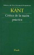 Critica De La Razon Practica - Kant - Obras Maestras Del Pen