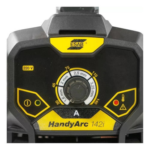 Soldadora inverter ESAB HandyArc 142I amarilla y negra 50Hz/60Hz 220V