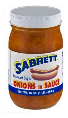 Cebollas En Salsa Sabrett, 16&nbsp;onzas (paquete De 2)