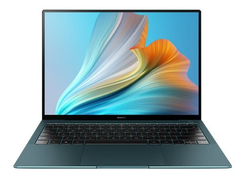 Notebook Huawei MateBook X Pro verde esmeralda táctil 13.9", Intel Core i7 1165G7  16GB de RAM 1TB SSD, Intel Iris Xe Graphics G7 96EUs 3000x2000px Windows 10 Home