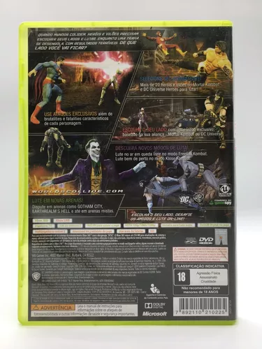 Jogo De Luta Xbox 360* Mortal Kombat Vs Dc Universe Original