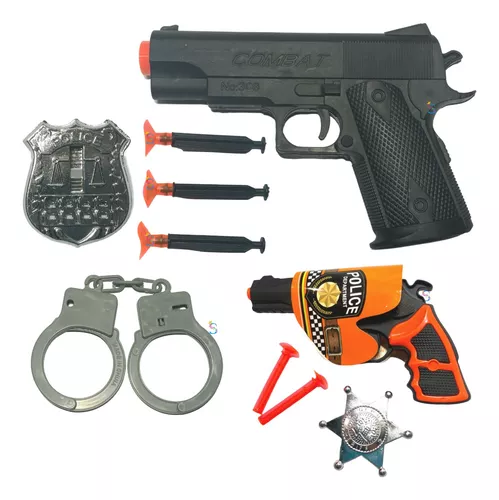 Kit Coldre + 2 Pistola Lançador De Dardos Arminha Brinquedo