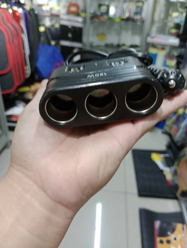 Adaptador Splitter Multienchufe Con 3 Tomas De Corriente