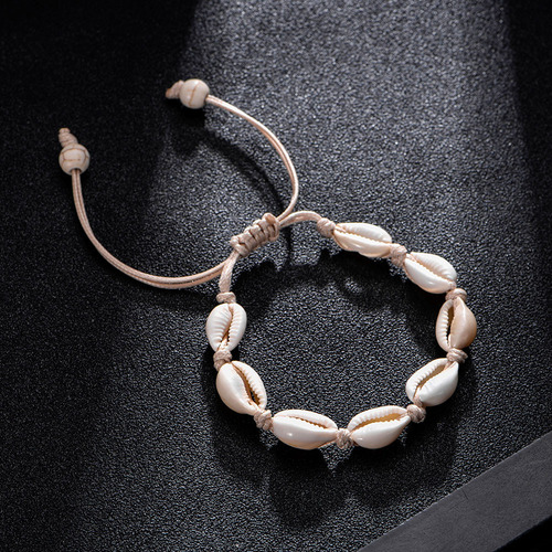 Tobillera Hawaiana Para Mujer, Con Forma De Caracola En Form