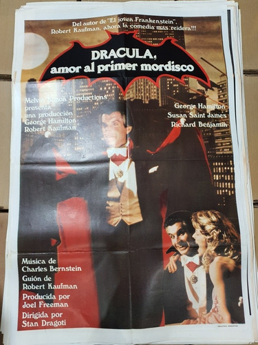 Afiche De Cine Original 1214- Draciua- Amor Al Primer...