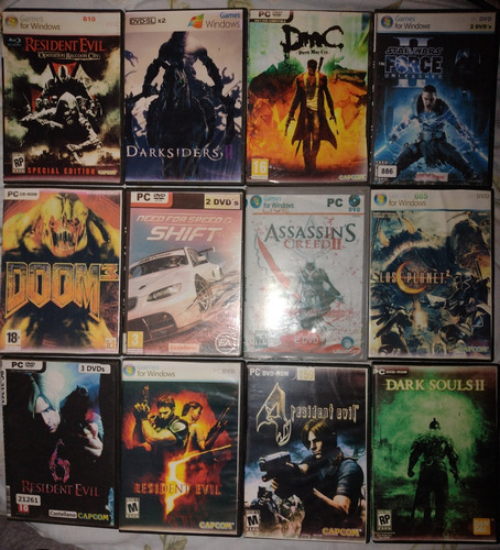 Juegos Pc (todos Disponibles) Precio Por Unidad Replicas