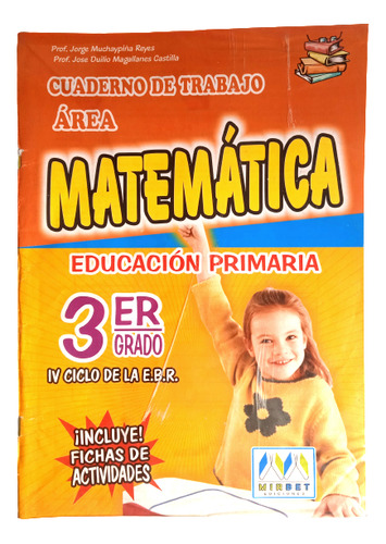 Matemática 3er Grado Educación  Primaria Editorial Mirbet 