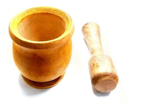 Imagen 1 de 1 de Mortero Ferpa Madera Con Masa Lustrado Mediano