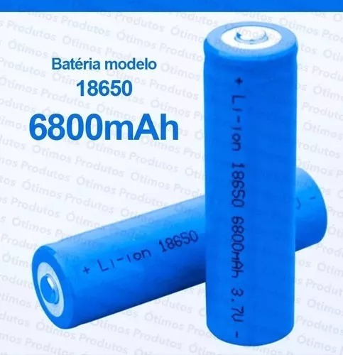 Kit 200 Bateria Recarregável 6800mah 18650 3.7v Frete Gratis