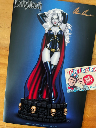 Comic - Lady Death Majestic #1 Premiere Edition Coa Ltd 600