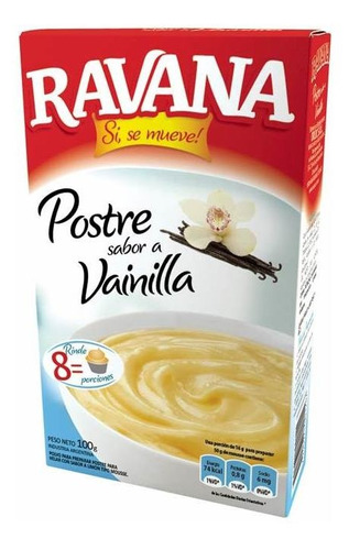 Pack X 3 Unid Postre  Vainilla 90 Gr Ravana Postres