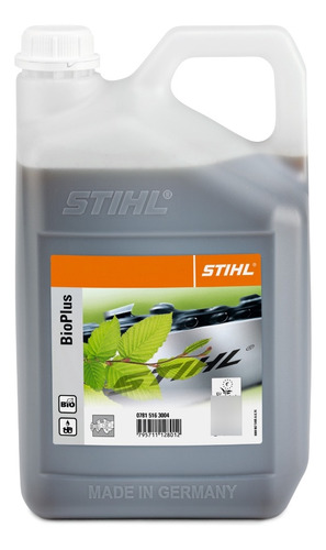 Aceite Lubricante Para Cadena Marca Stihl Bioplus X 5 Litros