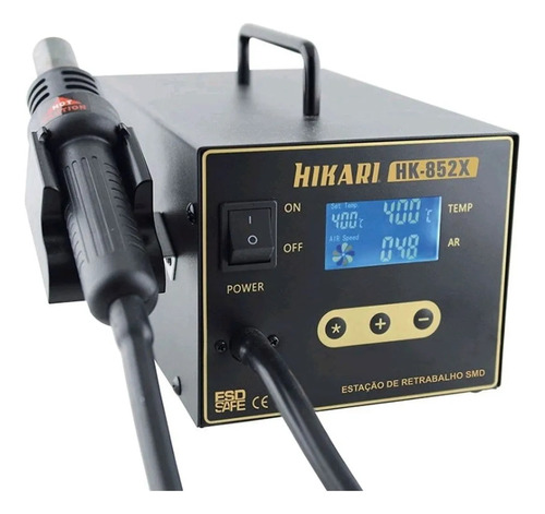 Estação De Retrabalho Em Smd Digital Hikari Hk-852x 127v