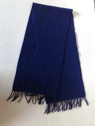 Bufanda Azul Paño Impecable!