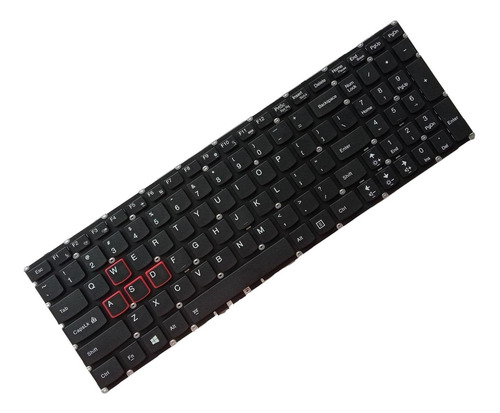 Teclado De Repuesto Us Black English Para Y700-17isk Y700-15