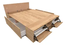 Comprar Box Cama 2 Plazas  Cajones 2 Bauleras 2 Zapateros 1.60 X 2