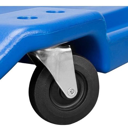 Carro Esteira Mecânico 110cm Suporte 6 Rodízios 360 - Fortg