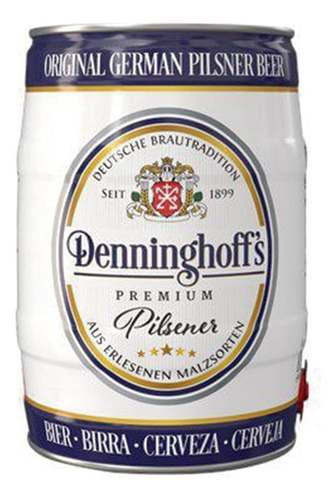 Cerveza Importada Denninghoff´s Pilsener - Barril 5 Lt